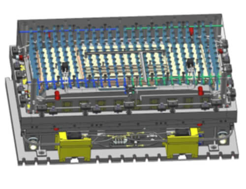 design de molde de compressão